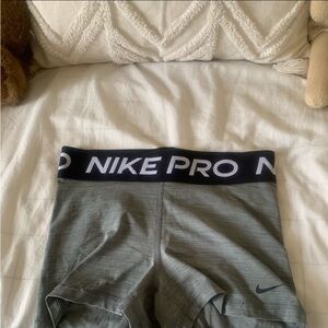 Nike Pro Charcoal Gray Shorts